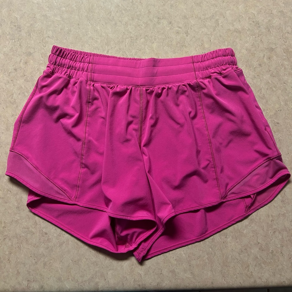 Lululemon Athletica Pink Athletic Shorts Lightweight Performance